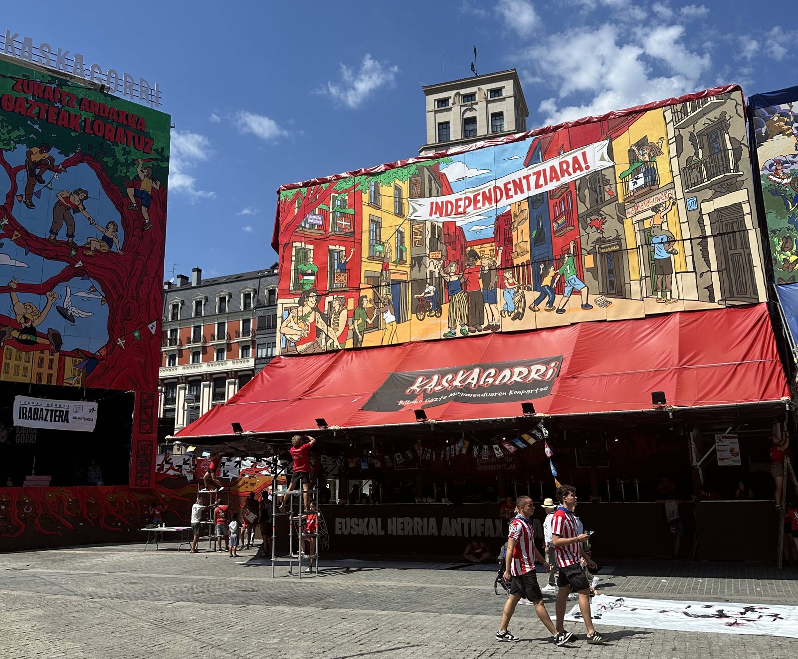 Aste Nagusia festival in Bilbao
