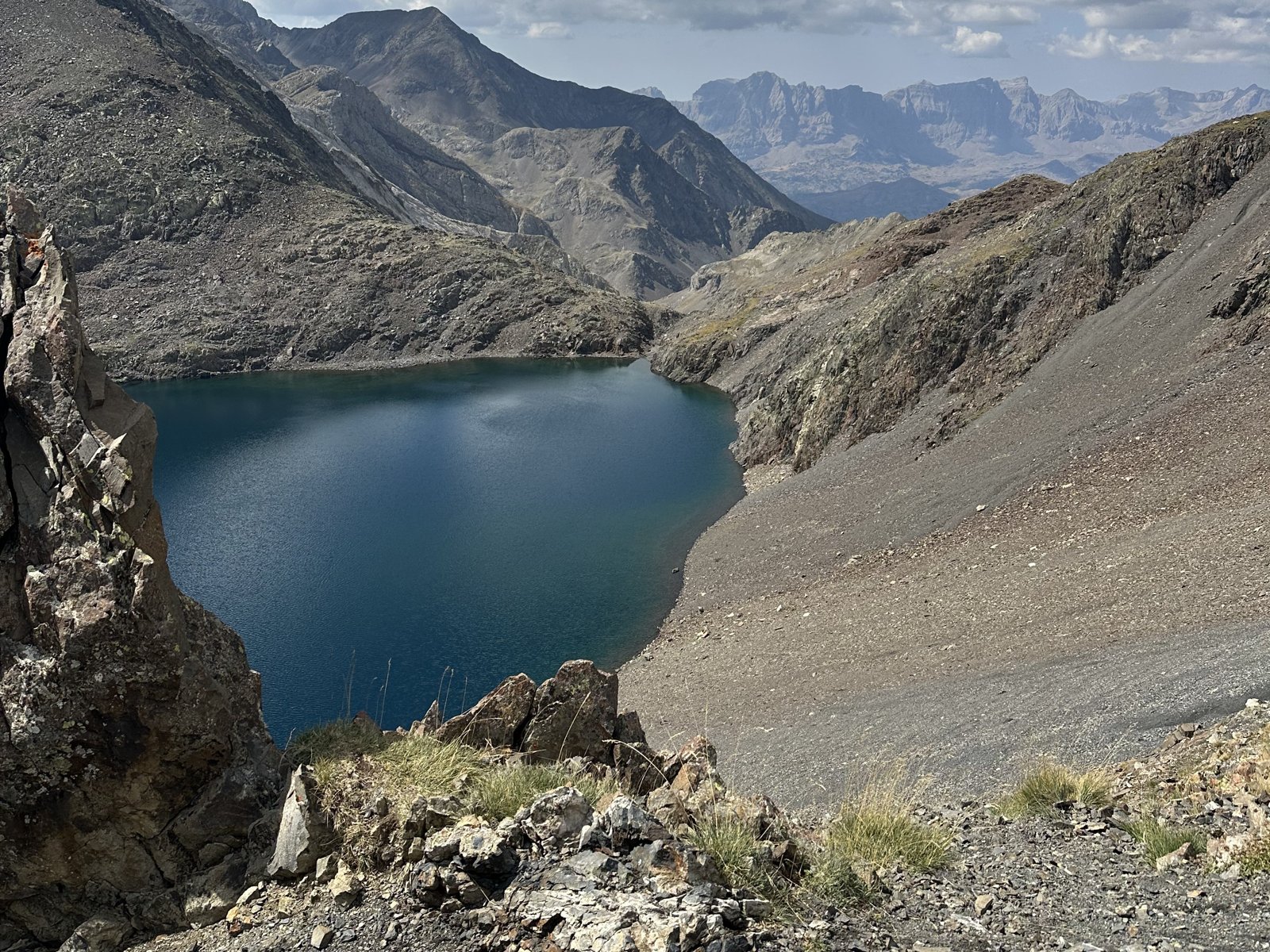 Ibón and the Collado de Tebarray
